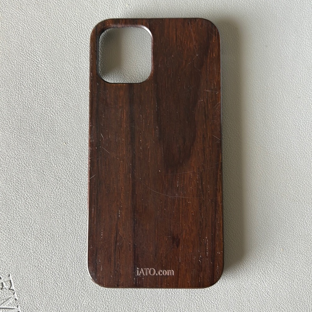 iPhone 12 Pro Wood back case